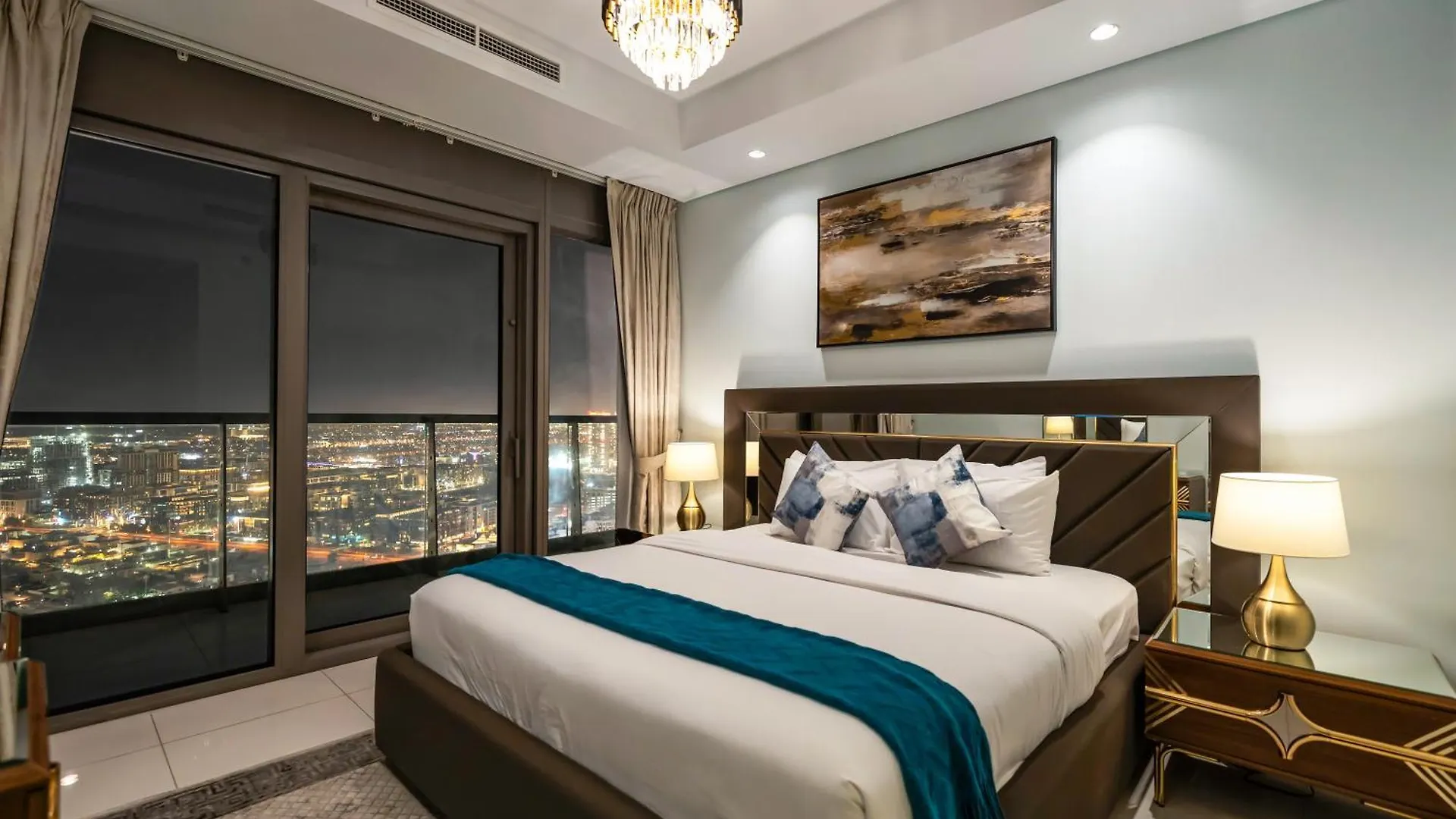 Apartament Famous Infinity Pool 64Th Floor Near Burj Khalifa Dubaj Zjednoczone Emiraty Arabskie